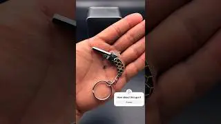 2mm Pinfire gun keychain #miniature #edc #fireworks #funny #gun #guns