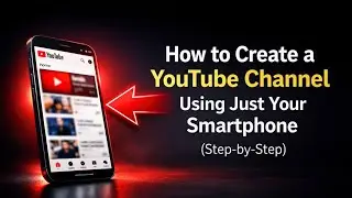 How to Create a YouTube Channel With Just Your Phone (Step-by-Step)#youtube