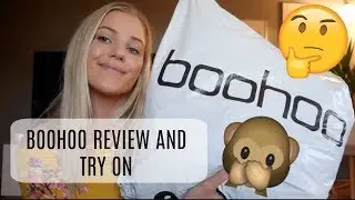BOOHOO REVIEW AND TRY ON
