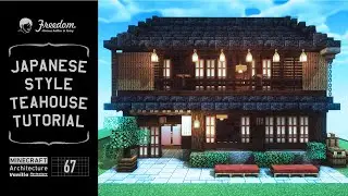 Minecraft Tutorial | Real Architect Builds a Japanese Teahouse Base #67