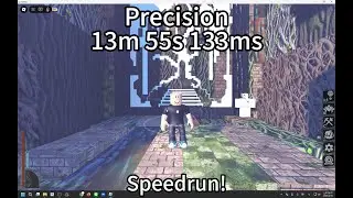 Roblox Abyss World: Precision speedrun 13m 55s 133ms (verify usage record) | 淨除 Jing Chu | 機器磚塊 深淵世界