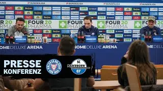 Pressekonferenz vor dem Ausw&auml;rtsspiel bei Holstein Kiel