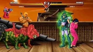 HE MAN vs SHIRYU   -THE MOST SPECTACULAR FIGHT !!