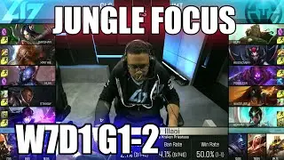IMT vs CLG Game 2 - JUNGLE FOCUS (ReignOver vs Xmithie) | S6 NA LCS 2016 W7D1 | Immortals vs CLG G2