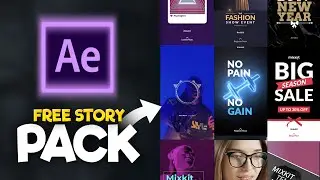 FREE SOCIAL PACK Modern Instagram Story Templates | Free After Effects
