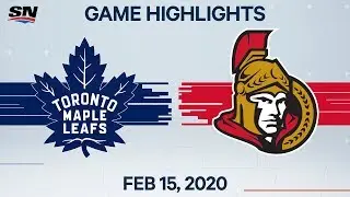 NHL Highlights | Maple Leafs vs Senators &ndash; Feb. 15, 2020