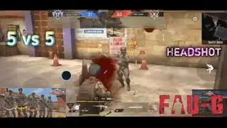 Faug tdm 5 vs 5 first game play video in faug game #faug