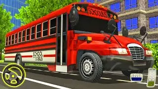 School Bus Parking Simulator - City Public Transport Driving | Android Gameplay