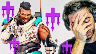Patriota DEU RAGE com a falta de cura - Ranqueada Overwatch 2