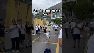 The reaction from the Real Madrid fans⚽️❤️&zwj;🔥 #football #realmadrid #skills