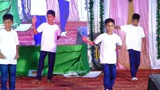 TRIBUTE TO SCIENTISTS BY CLASS 5 BOYS ON ANNUAL DAY 2025