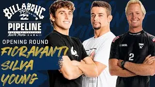 Fioravanti, Silva, Young Billabong Pro Pipeline - Men's Opening Round Heat Replay