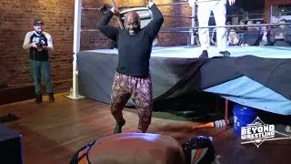 Stokely Hathaway & UltraMantis Black brutalize each other on the floor | Beyond Wrestling #ItsAlive