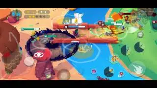 Brawlers vs Mag! Faye 5vs5vs5 advancing position, cover fire, must push in 3 team fight for the win!