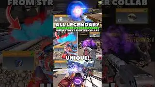 All Legendary Operators & Scorestreaks from Street Fighter Collab! #codm