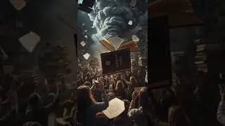 When the Library Goes Crazy&hellip; Books Fight Back!   #funnyvideo #funny #aishorts #wtfclip #tiktokviral