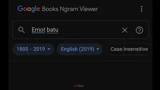 Google books ngram viewer meme versi emot batu 🗿