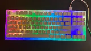 Glass Gaming Keyboard?!
