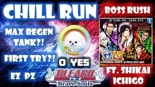 Bleach Brave Souls: Chill Boss Rush - FIRST TRY /w Nitrostorm (WE ARE BACK BEBII)