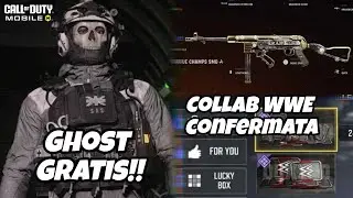 NUOVO GHOST GRATIS + UFFICIALE WWE COLLABORAZIONE CON COD MOBILE ITA