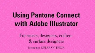 Using Pantone Connect with Adobe Illustrator
