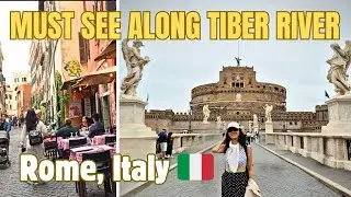 STROLLING TRASTEVERE & CASTEL SANT'ANGELO | ROME, ITALY #travel #tour #rome #europe 