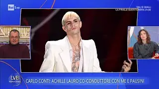 Achille Lauro co-conduttore di Sanremo 2026 con Conti e Pausini - La volta buona 30/01/2026