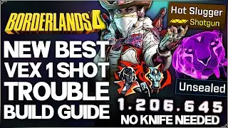 Borderlands 4 - New Best BROKEN OP Vex Build - BILLION DPS Phase Familiar - UVH 5 & No Knife Guide!