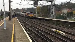 First Greater Anglia Stadler bi-mode arrives at Ipswich station on its way to Norwich