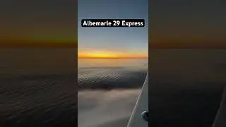 Riding on glass, Albemarle Express heading in from a day of offshore fishing w/@pappermanyachts