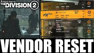 The Division 2 - VENDOR RESET | NICE WEAPONS, GEAR & MODS! (YOU NEED TO BUY)