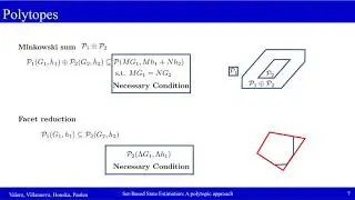 C. E. Valero: Set-Based State Estimation: A Polytopic Approach