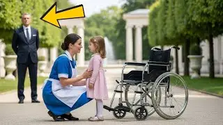 LA HIJA DEL MILLONARIO VIVÍA EN SILLA DE RUEDAS... UNA FAXINEIRA CAMBIÓ TODO !