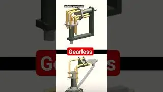 👉 Gearless ⚙️ #shorts #gear #gearless #anime #animation #mechanism #3d #3ddesign #solidworks #tech