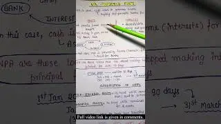 Non Performing  Assets (Part-4) || Indian Economy || Lec.90 || Handwritten notes || An Aspirant !