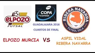 ElPozo Murcia vs Ribera Navarra (Copa España 2016)