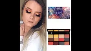 NYX IN YOUR ELEMENT FIRE 🔥  PALETTE REVIEW & DEMO | Vanessa Lopez