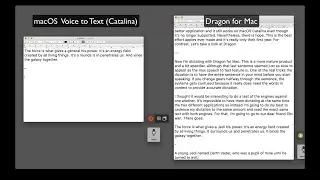 Comparing macOS Voice to Text with Dragon for Mac
