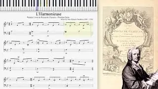 L'Harmonieuse by Jean-François Dandrieu (1724, Baroque Harpsichord)