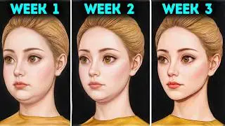 Day 1of 5 | Face Yoga for Jawline & Cheeks | Bedroom Glow & Tone Challenge