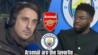 🔴Arsenal Premier league Title Race hope! Gary Neville & Micah Richards React to City draw 