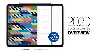 Goodplanr Classic planner 2020 overview