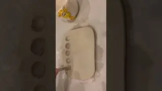 How to make a Ceramic painting palette/Seramik resim paleti yapımı  #ceramic #asmr #seramik