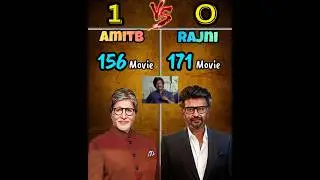 Amitabh Bachchan vs rajnikant comparison video//#amithabhbachchan #rajnikanth #bollywood #movie