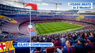 Camp Nou Update &ndash; February 2026 || +17,000 NEW SEATS in 3 Weeks? 😱