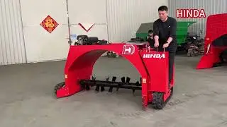 2000 compost turner machine video