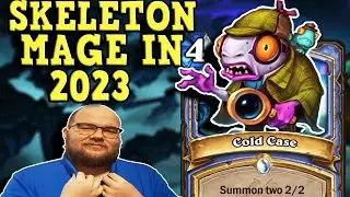 This Mage Deck Is STILL SCARY In 2023!! - Spooky Skeleton Mage Hearthstone