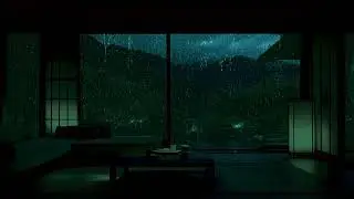 Falling Rain Street Piano Scene | Soft Piano Harmony for Sleep Recovery