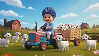 Sikh baby cartoon . Learn Waheguru Simran with Cute Kids ​#WaheguruSimran #SikhAnimation #SikhBaby