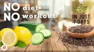 LEMON CUCUMBER DETOX WATER | 3 Simple Ingredients to lose Belly Fat